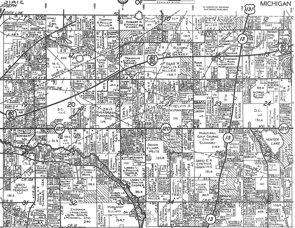 Plat map - 85.6 Acres Offered in 2 Tracts